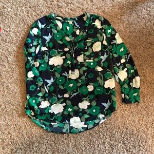 Winter Floral Blouse